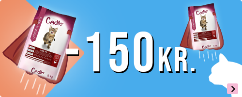 Op til 150kr. rabat på Cadilo kattefoder